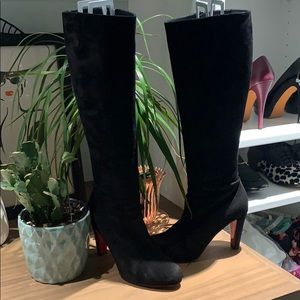 Suede Christian Louboutin Knee High boots Sz 35